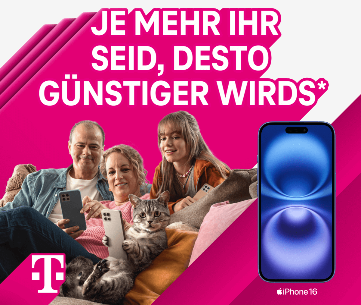 Je mehr ihr seid, desto günstiger wirds*